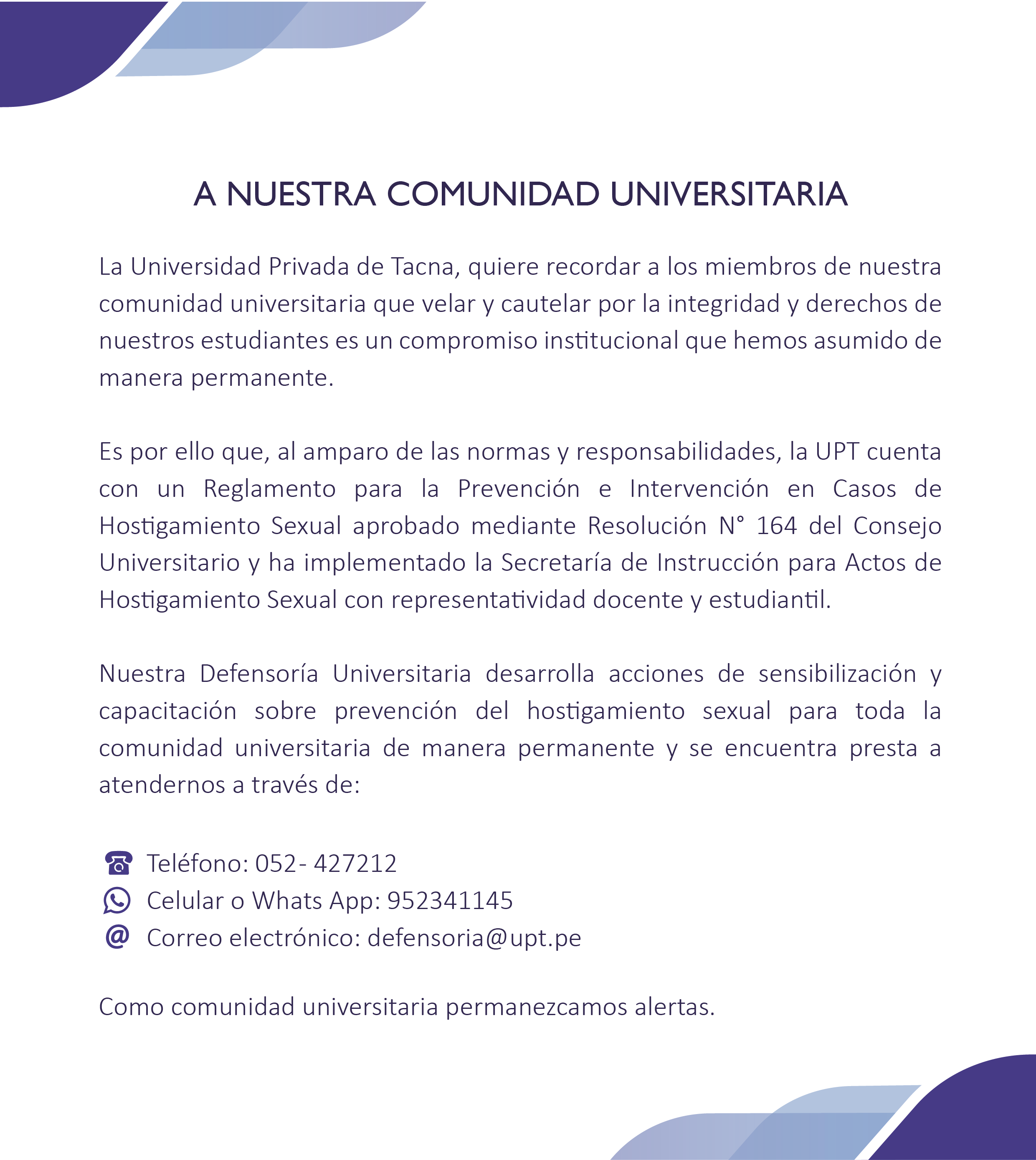 Comunicado