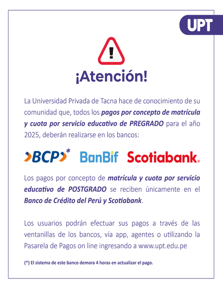 Comunicado Pago Bancos